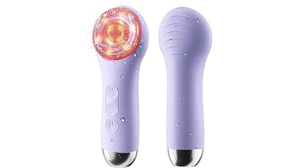 rechargeable waterproof facial cleansing brush