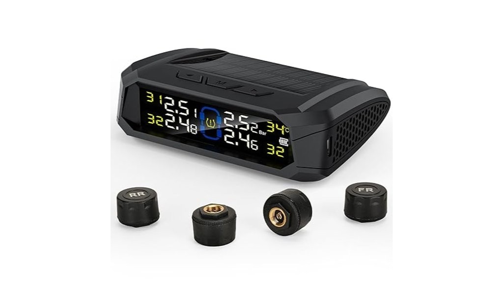 recreational vehicle tire pressure monitoring system