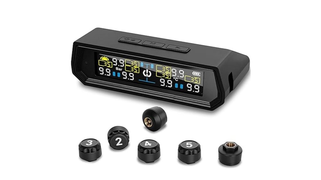 recreational vehicle tire pressure monitoring system