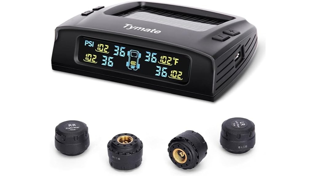 recreational vehicle tire pressure monitoring