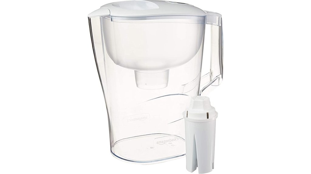 refrigerator compatible water filtration pitcher