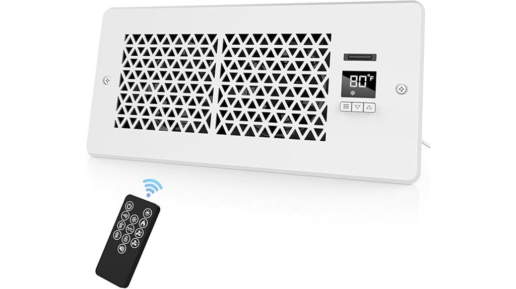 register booster fan with remote thermostat