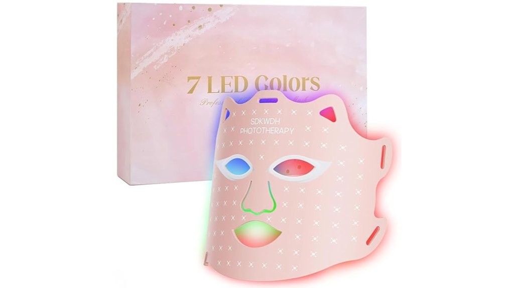 rejuvenating facial light therapy device