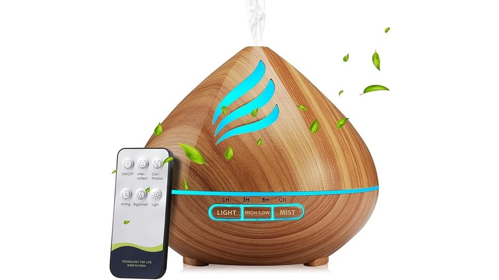 remote controlled essential oil diffuser
