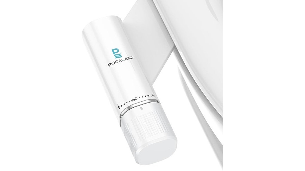 retractable dual nozzle bidet attachment