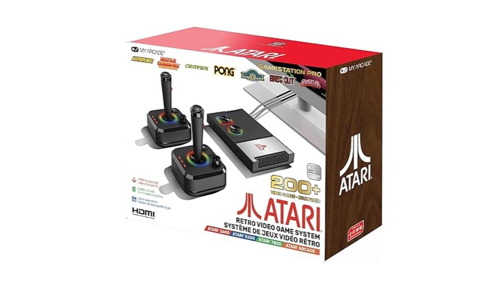retro arcade game console