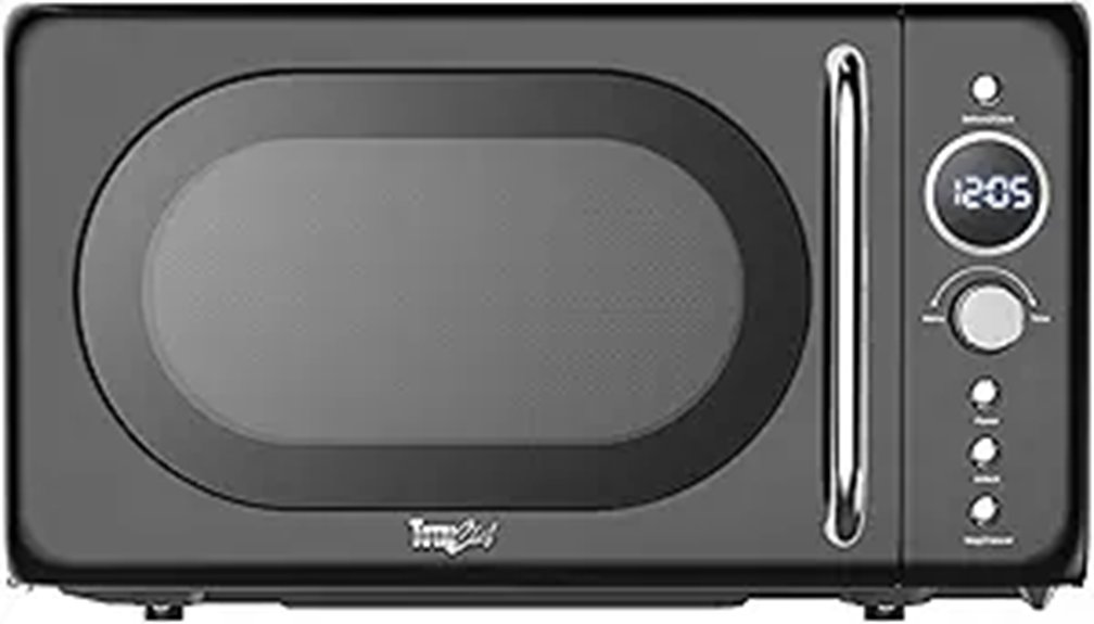 retro microwave oven 20l 700w