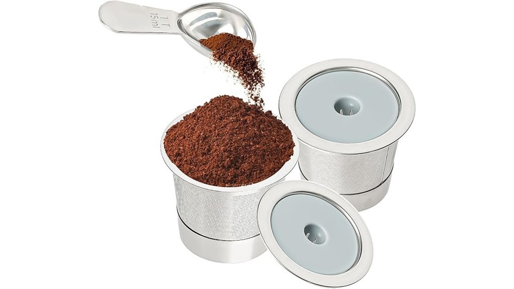 reusable coffee pod two pack