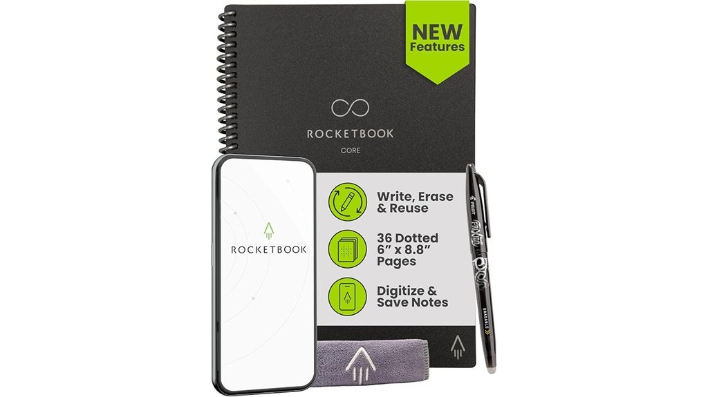 reusable executive spiral notebook