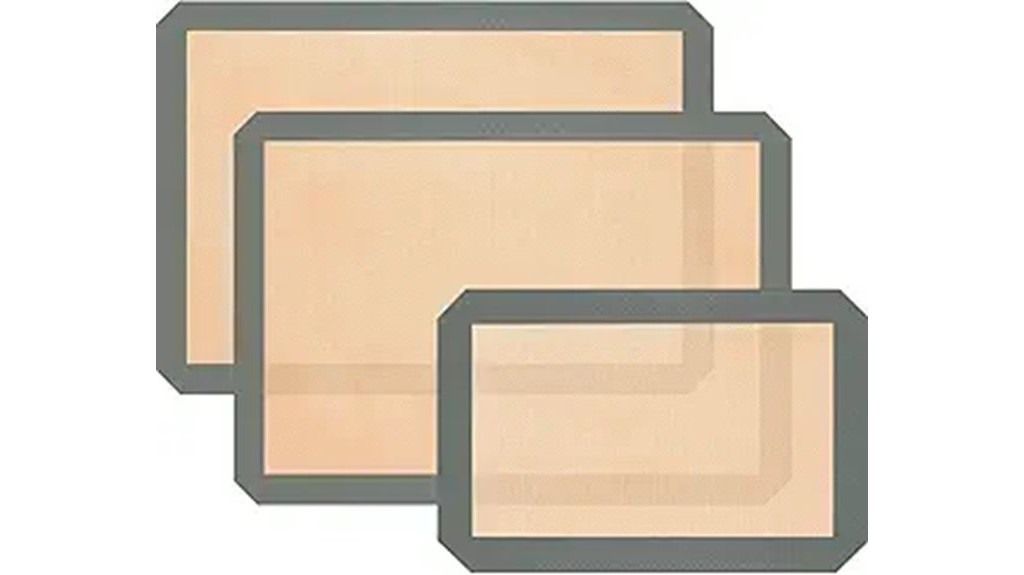 reusable silicone baking mats