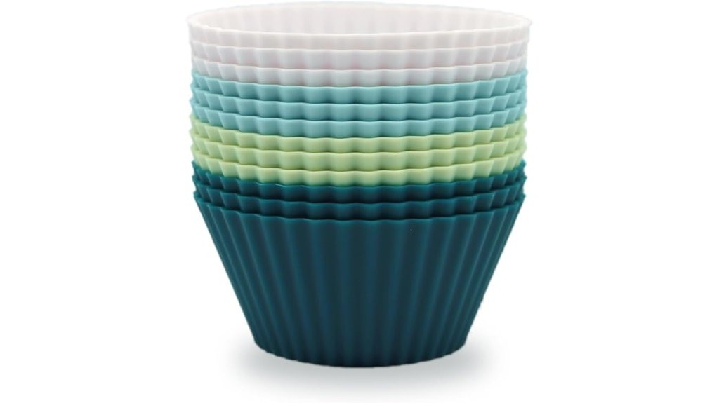 reusable silicone muffin baking cups