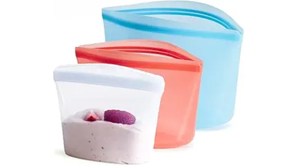 reusable silicone premium storage bags