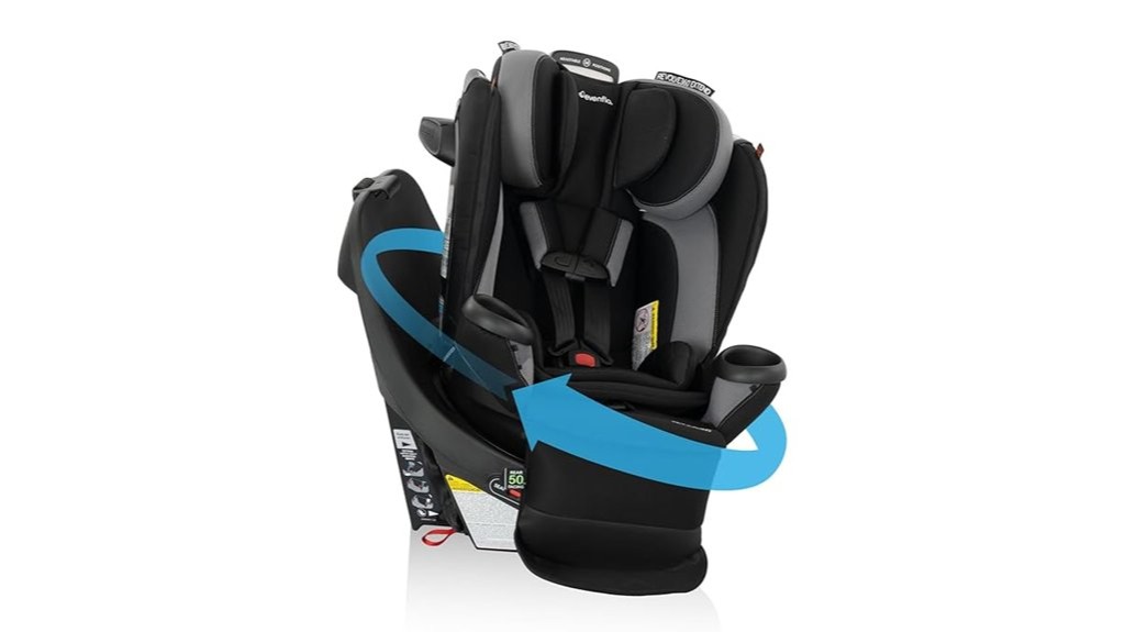 revolving convertible car seat