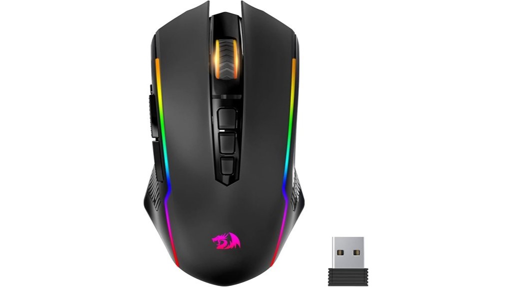 rgb wireless gaming mouse