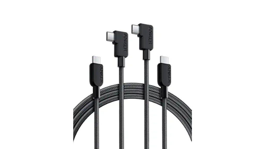 right angled usb c cables