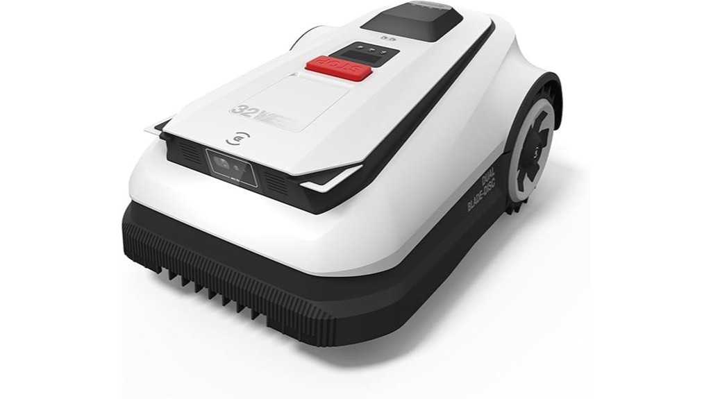robotic autonomous lawn mowing system