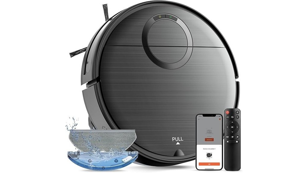 robotic vacuum and mopping combo