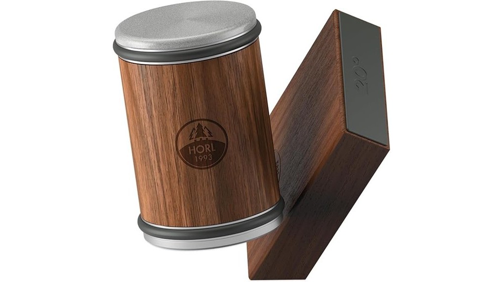 rolling walnut knife sharpener