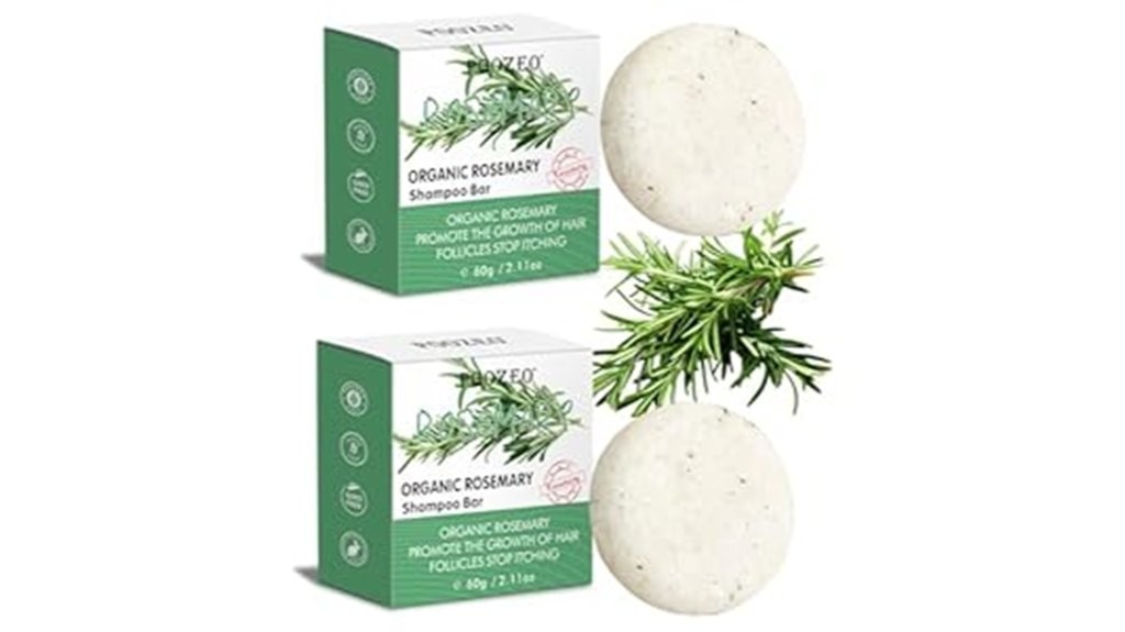 rosemary scented hair cleansing bars