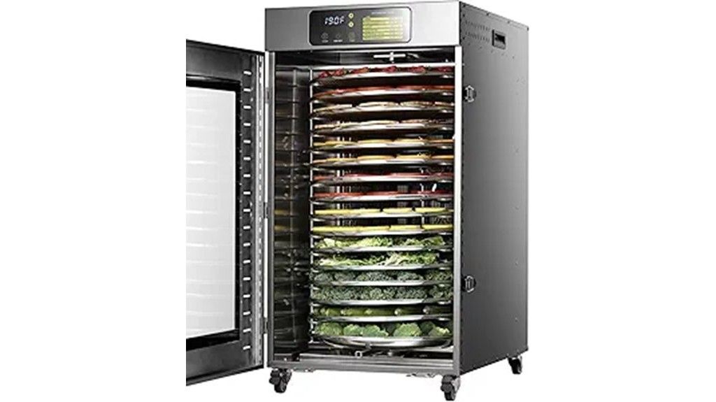 rotary dehydrator in gunmetal gray