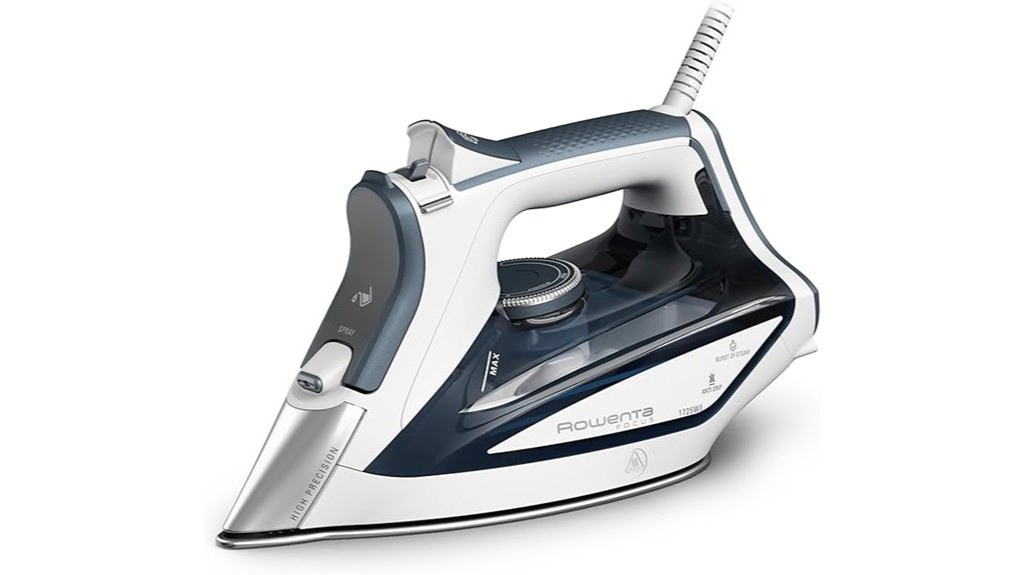 rowenta steam iron clothes