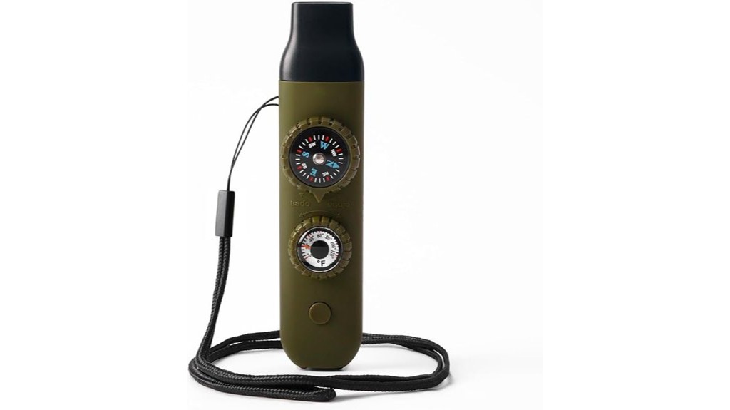 safety whistle with accessories