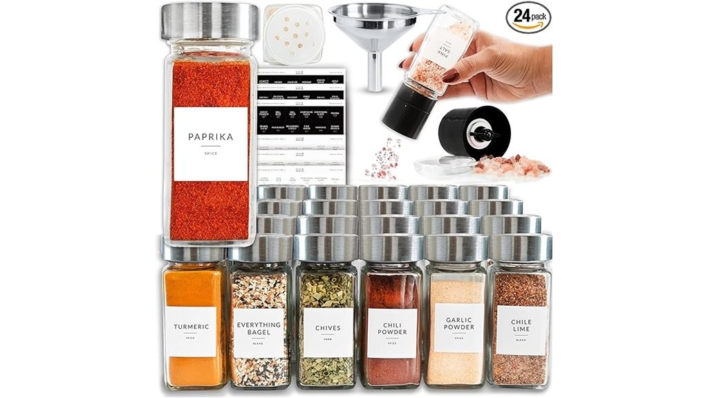 savvy glass jars for herbs