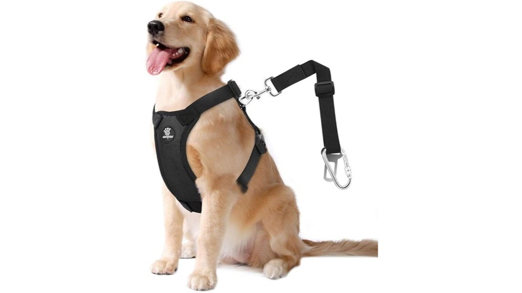 secure dog car transport harness