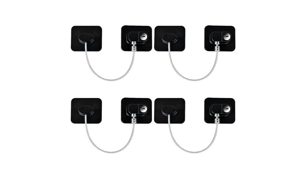 secure refrigerator childproof cabinet locks