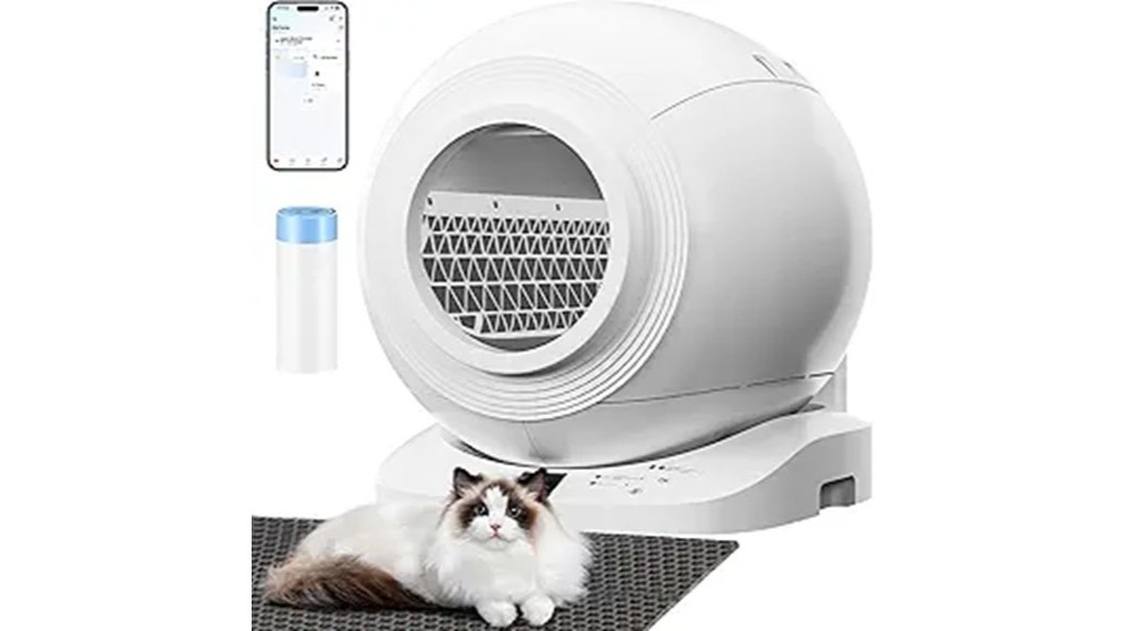 self cleaning app controlled odor free litter