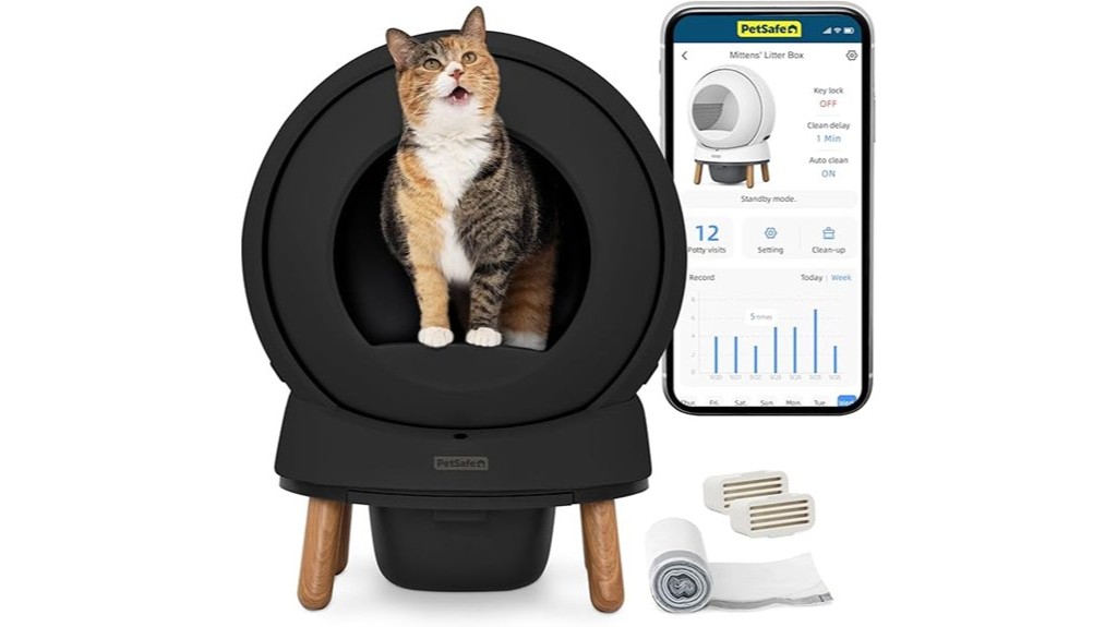 self cleaning cat litter box