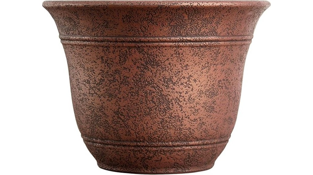 self watering lightweight plastic planter