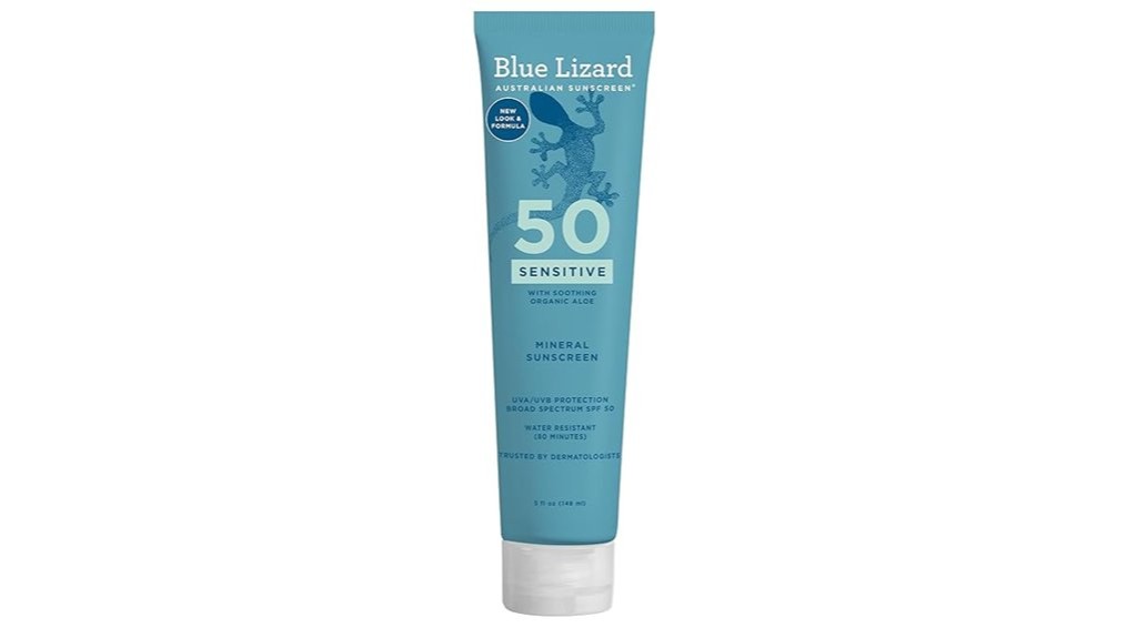 sensitive mineral sunscreen with spf 50
