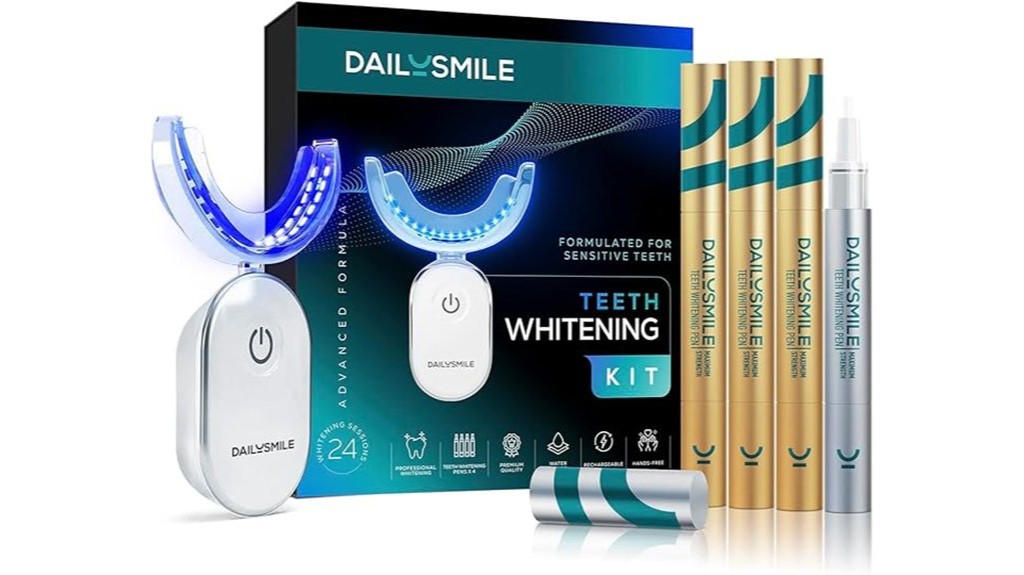 sensitive teeth whitening led kit