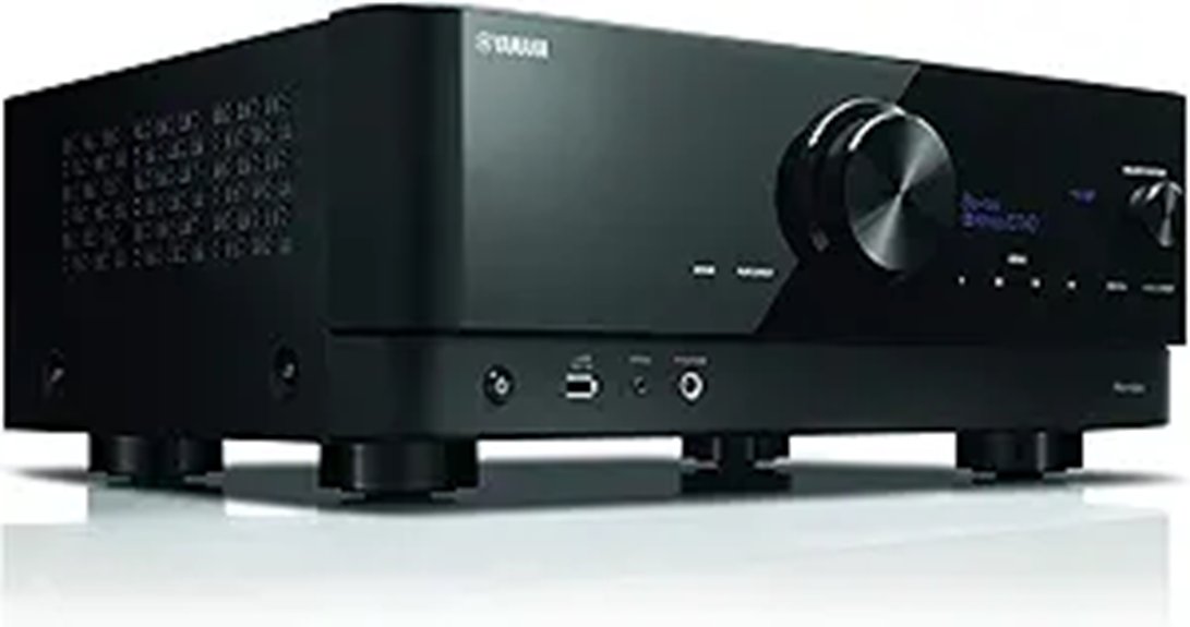 seven channel yamaha audio receiver