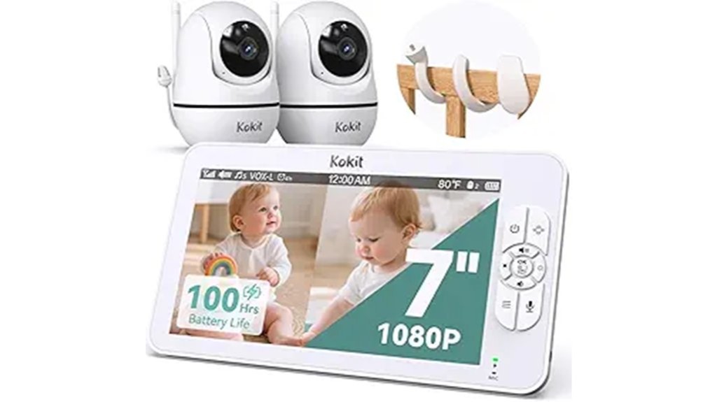 seven screen baby monitor