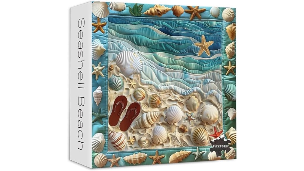 sewing themed beach puzzle challenge