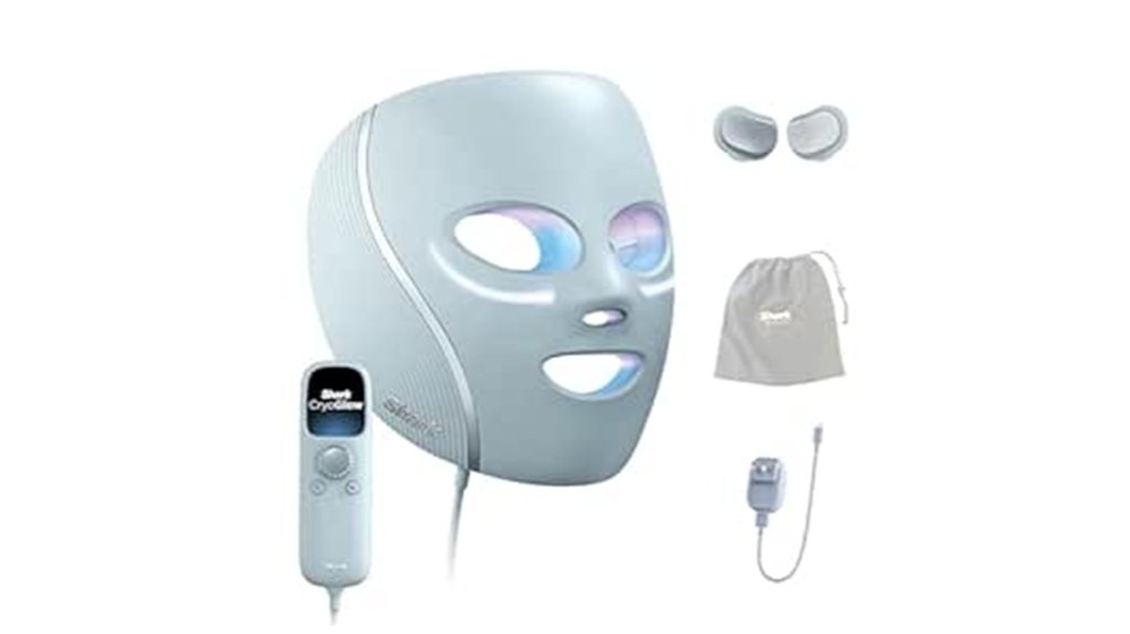 shark themed infrared facial mask