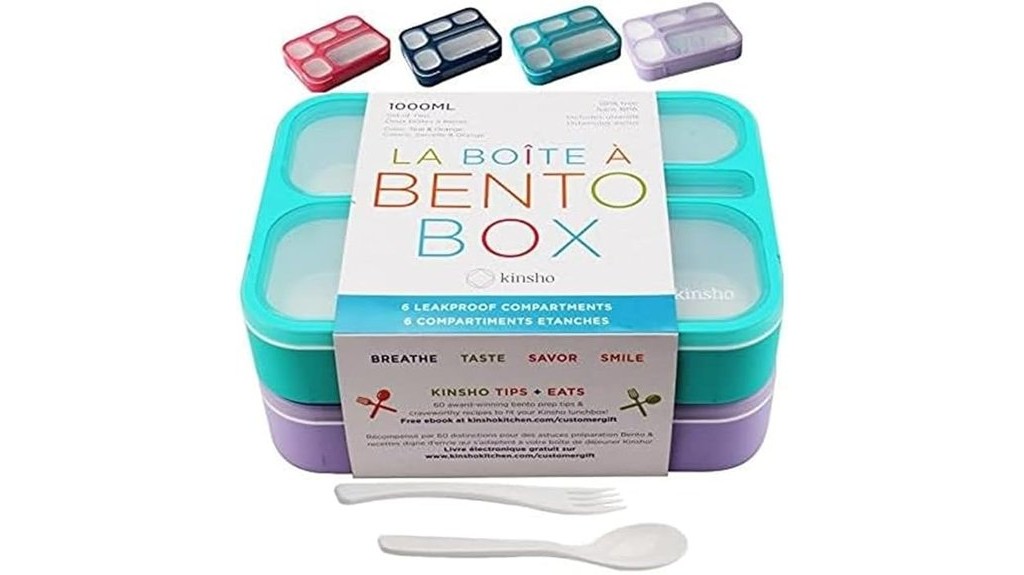 six compartment bento lunchbox for all