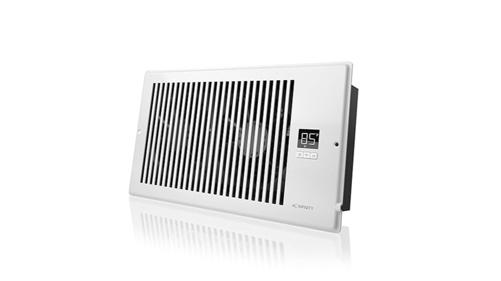 six inch register booster fan