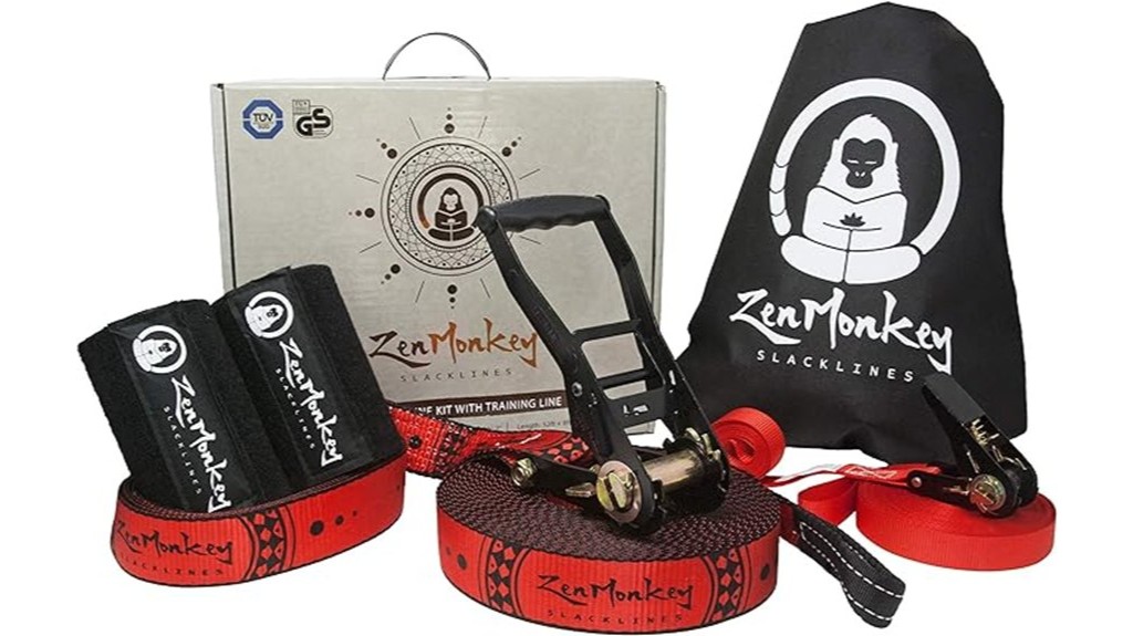 sixty foot slackline zen monkey kit