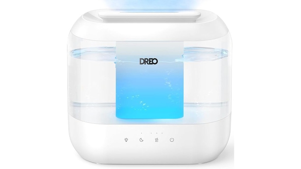 sizable quiet long lasting bedroom humidifier