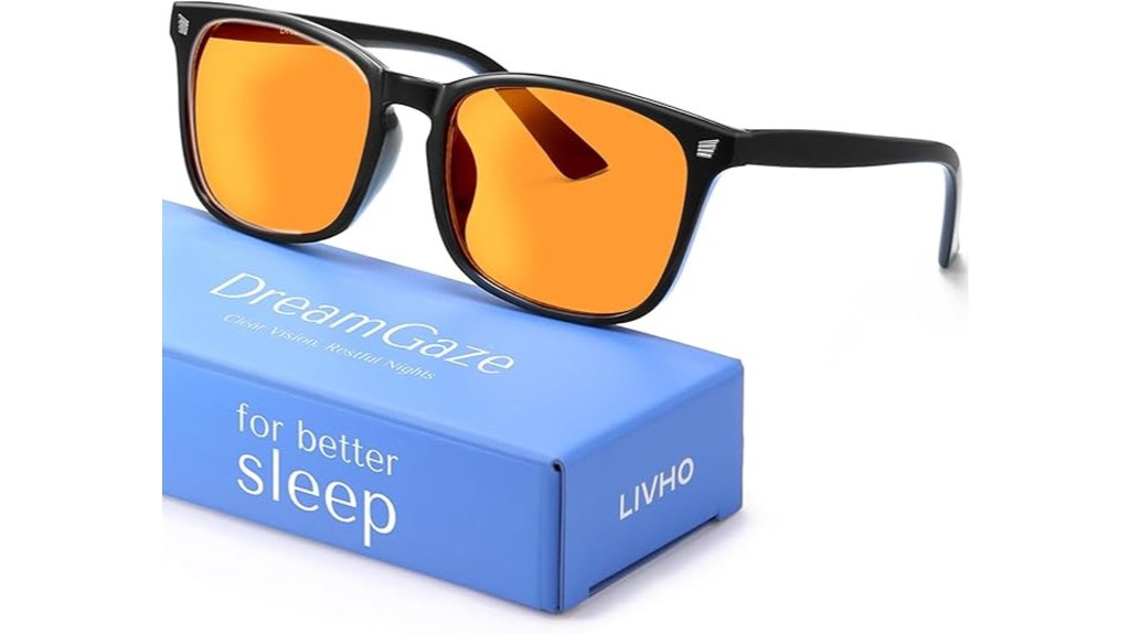 sleep enhancing blue blocking glasses