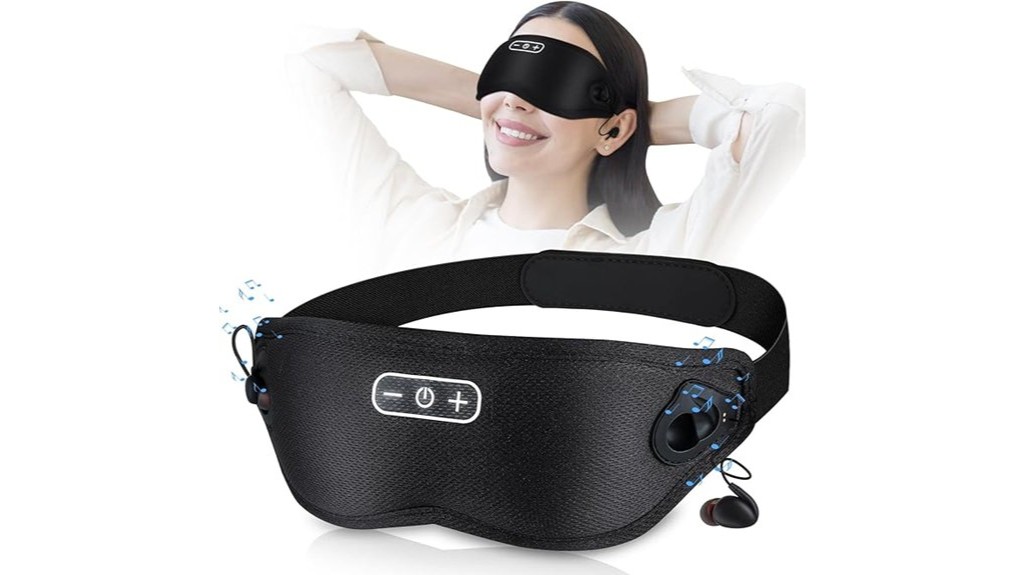 sleep inducing noise blocking eye mask