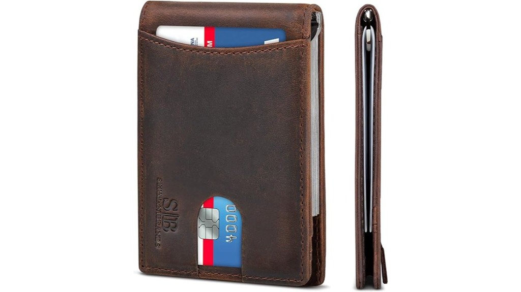 slim genuine minimalist rfid blocking
