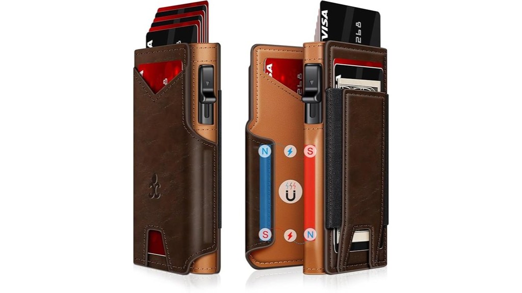 slim rfid blocking men s wallet with card holder