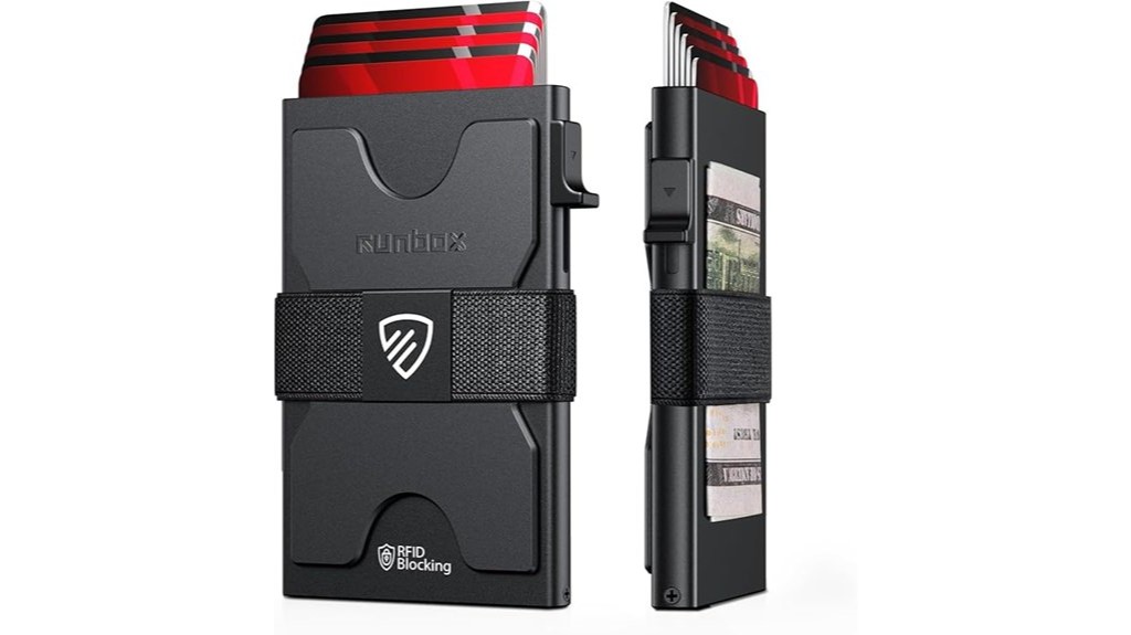 slim rfid blocking pop up men s wallet