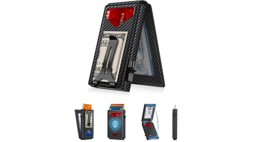 slim rfid wallet with card holder