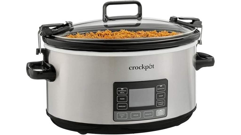 slow cooking large capacity programmable kitchen appliance