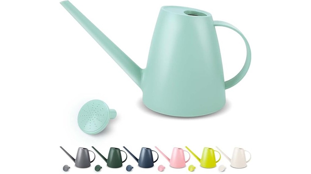 small green watering can
